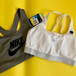 Two Nike Women's Sports Bras, Size Small